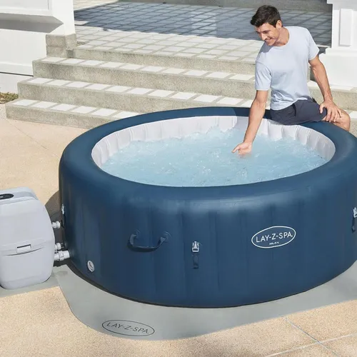 Bañera Ofuró Spa Inflable Palm Springs 1350L + Bomba Calentadora + Tapa