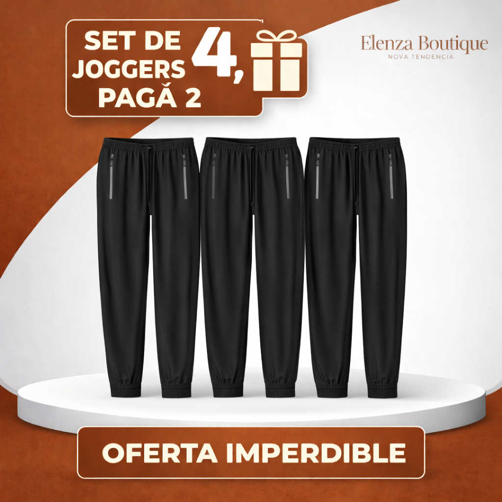 [Promo 3x2] Pantalón Jogger SoftFit™ en Algodón Premium y Ajuste Cómodo