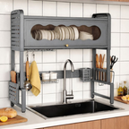 Escurridor Multifunción de Acero Inoxidable EasyHome + Kit de Utensilios de Cocina de REGALO